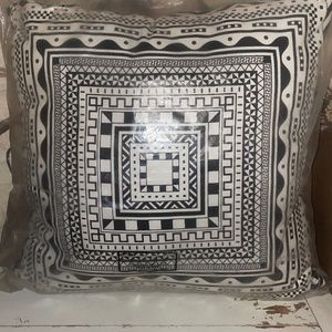 Urban Outfitters Black and White Checkered Pillow